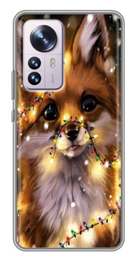 Чехол с принтом "Новогодний лесенок" для Xiaomi 12 / 12X
