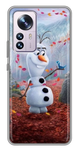 Чехол с принтом "Олаф" для Xiaomi 12 / 12X