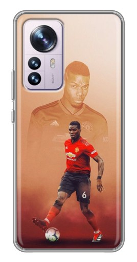 Силиконовый чехол с изображением "Pogba с Манчестера" для Xiaomi 12 / 12X