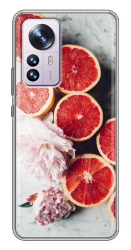 Чехол с принтом "Половинки грейпфрутов" для Xiaomi 12 / 12X
