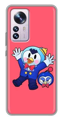 Чехол с печатью "Радостный пингвин" для Xiaomi 12 / 12X