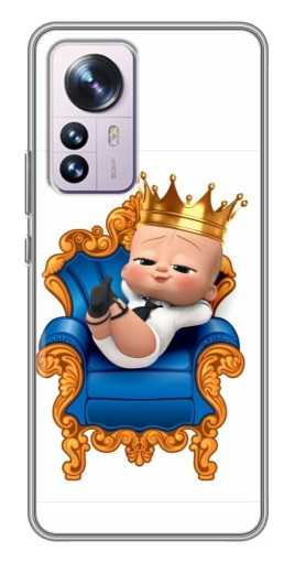 Силиконовый чехол с изображением "Ребенок Король" для Xiaomi 12 / 12X