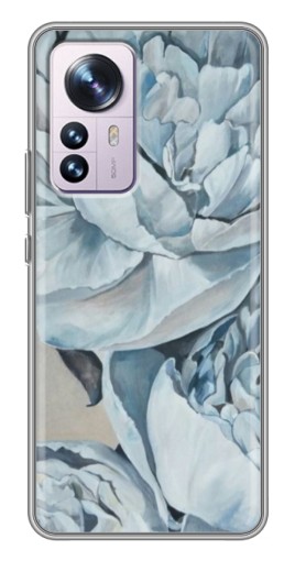 Чехол с принтом "Рисунок пионы" для Xiaomi 12 / 12X