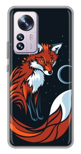 Чехол с картинкой "Рыжая лиса" для Xiaomi 12 / 12X