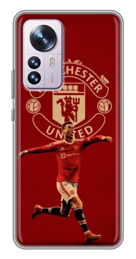 Чехол с печатью "Ronaldo в МЮ" для Xiaomi 12 / 12X