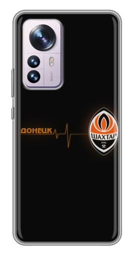 Чехол с картинкой "Шахтер в сердце" для Xiaomi 12 / 12X