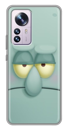 Чехол с печатью "Сквидвард" для Xiaomi 12 / 12X