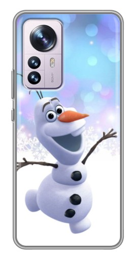 Чехол с печатью "Снеговик Олаф" для Xiaomi 12 / 12X
