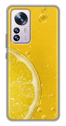 Силиконовый чехол с изображением "Сочный лимон" для Xiaomi 12 / 12X