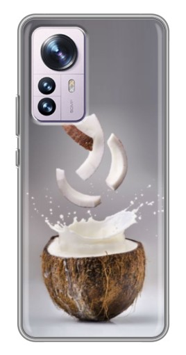 Чехол с печатью "Стакан кокоса" для Xiaomi 12 / 12X