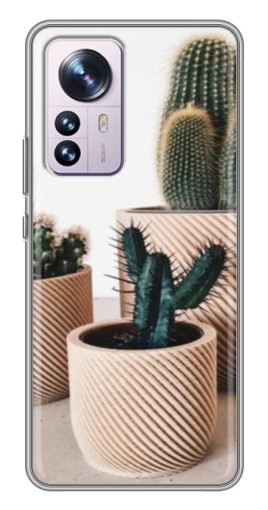 Чехол с принтом "стильные кактусы" для Xiaomi 12 / 12X