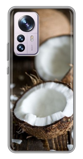 Силиконовый чехол с изображением "Свежий кокос" для Xiaomi 12 / 12X