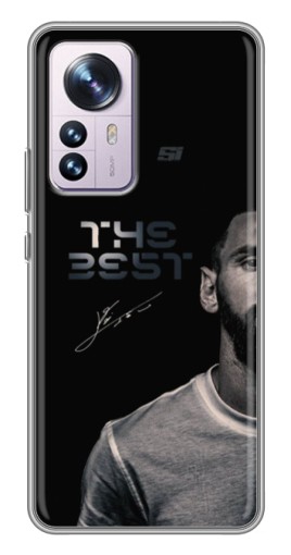Чехол с принтом "The Best Messi" для Xiaomi 12 / 12X