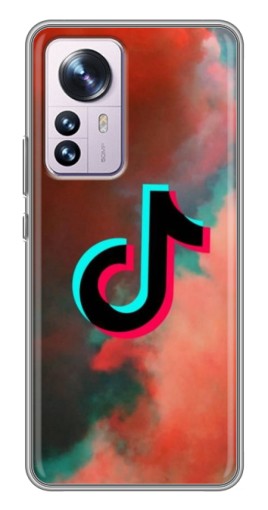 Чехол с принтом "ТикТок в тучах" для Xiaomi 12 / 12X