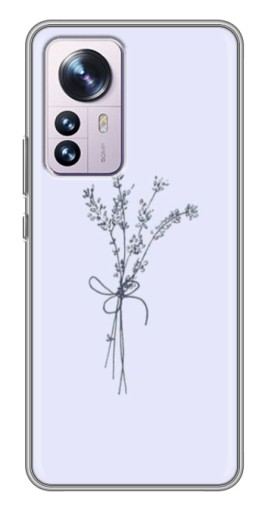 Чехол с принтом "Веточки лаванды" для Xiaomi 12 / 12X