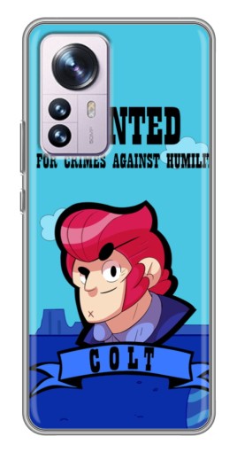 Чехол с печатью "WANTED COLT" для Xiaomi 12 / 12X