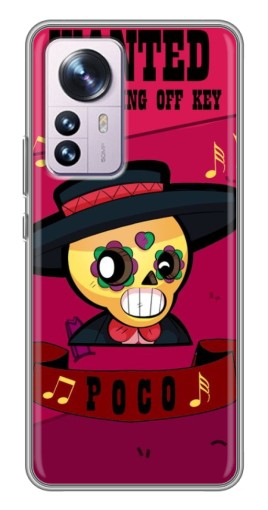 Чехол с картинкой "WANTED POCO" для Xiaomi 12 / 12X