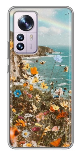 Чехол с печатью "Яркие полевые цветы" для Xiaomi 12 / 12X