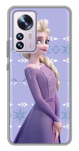 Силиконовый чехол с изображением "Ельза" для Xiaomi 12 / 12X