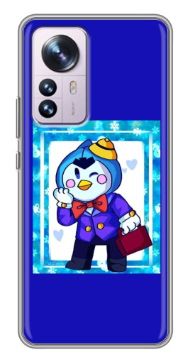 Силиконовый чехол с изображением "Зимний Мистер Пи" для Xiaomi 12 / 12X