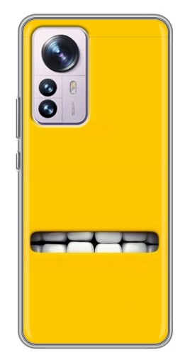 Чехол с картинкой "Зубы миньона" для Xiaomi 12 / 12X