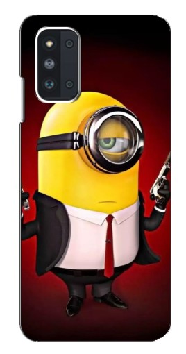 Силиконовый чехол с изображением "Агент Миньон" для Samsung Galaxy F52 5G (E526)