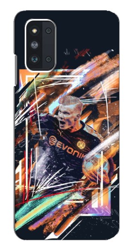 Чехол с печатью "АРТ Haaland" для Samsung Galaxy F52 5G (E526)
