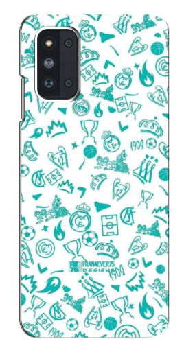 Чехол с картинкой "Атрибутика Real Madrid" для Samsung Galaxy F52 5G (E526)