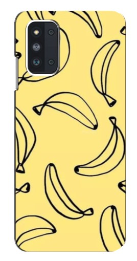 Чехол с печатью "Бананчики" для Samsung Galaxy F52 5G (E526)