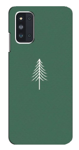Чехол с картинкой "Белая елка" для Samsung Galaxy F52 5G (E526)