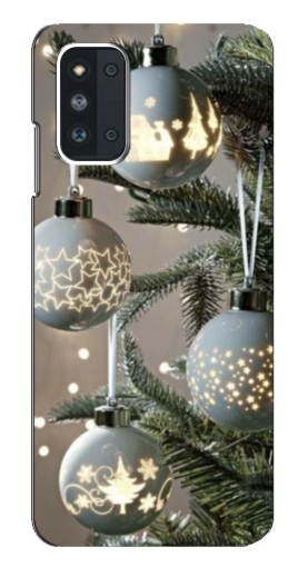 Чехол с принтом "Белые шары " для Samsung Galaxy F52 5G (E526)