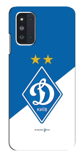 Чехол с печатью "Бело-синий Динамо" для Samsung Galaxy F52 5G (E526)