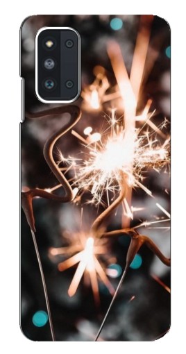 Силиконовый чехол с изображением "Бенгальские огни" для Samsung Galaxy F52 5G (E526)