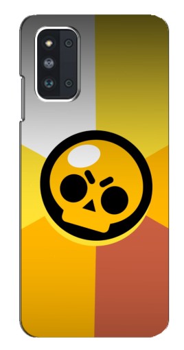 Чехол с печатью "Череп Бравл Старс" для Samsung Galaxy F52 5G (E526)