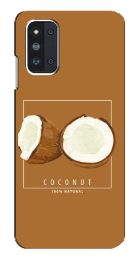 Силиконовый чехол с изображением "Coconut" для Samsung Galaxy F52 5G (E526)