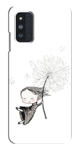 Чехол с картинкой "Девочка с одуванчиком" для Samsung Galaxy F52 5G (E526)