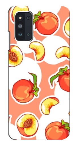Силиконовый чехол с изображением "Дольки персиков" для Samsung Galaxy F52 5G (E526)