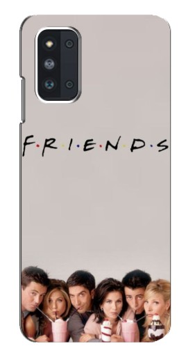 Силиконовый чехол с изображением "Друзья первый сезон" для Samsung Galaxy F52 5G (E526)