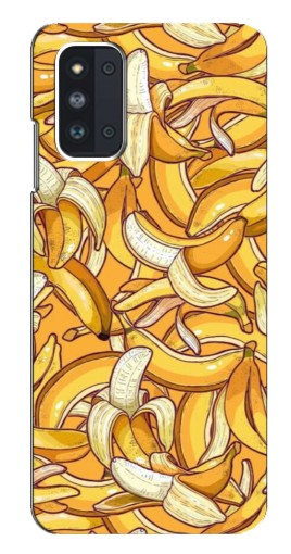 Чехол с печатью "Фон бананов" для Samsung Galaxy F52 5G (E526)