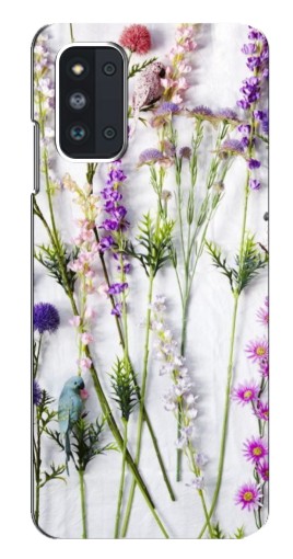 Чехол с принтом "Фон полевых цветов" для Samsung Galaxy F52 5G (E526)