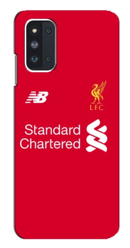 Чехол с картинкой "Форма Liverpool" для Samsung Galaxy F52 5G (E526)