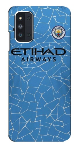 Чехол с принтом "Форма Манчестер Сити" для Samsung Galaxy F52 5G (E526)