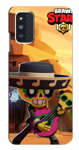 Чехол с картинкой "Гитарист Poco" для Samsung Galaxy F52 5G (E526)