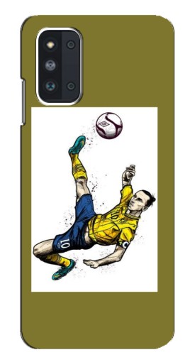 Силиконовый чехол с изображением "Гол Ибрагимовича" для Samsung Galaxy F52 5G (E526)