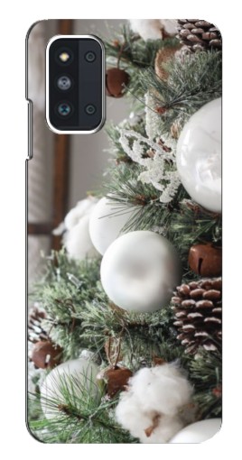 Чехол с печатью "Игрушки на елке" для Samsung Galaxy F52 5G (E526)