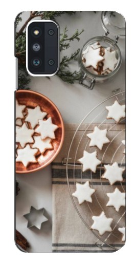 Силиконовый чехол с изображением "Имбирные звездочки" для Samsung Galaxy F52 5G (E526)