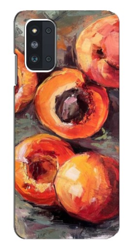 Чехол с печатью "Картина персики" для Samsung Galaxy F52 5G (E526)