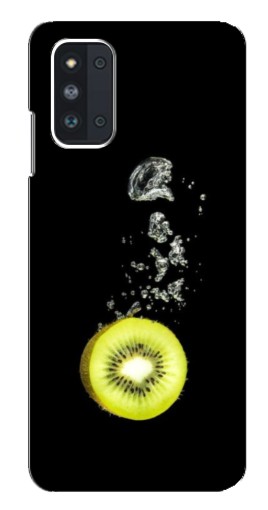 Чехол с печатью "Киви на черном" для Samsung Galaxy F52 5G (E526)