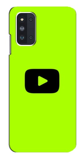 Чехол с картинкой "Кнопка Ютуба" для Samsung Galaxy F52 5G (E526)