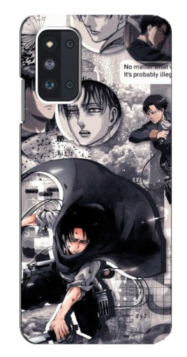 Чехол с картинкой "Коллаж Леви" для Samsung Galaxy F52 5G (E526)